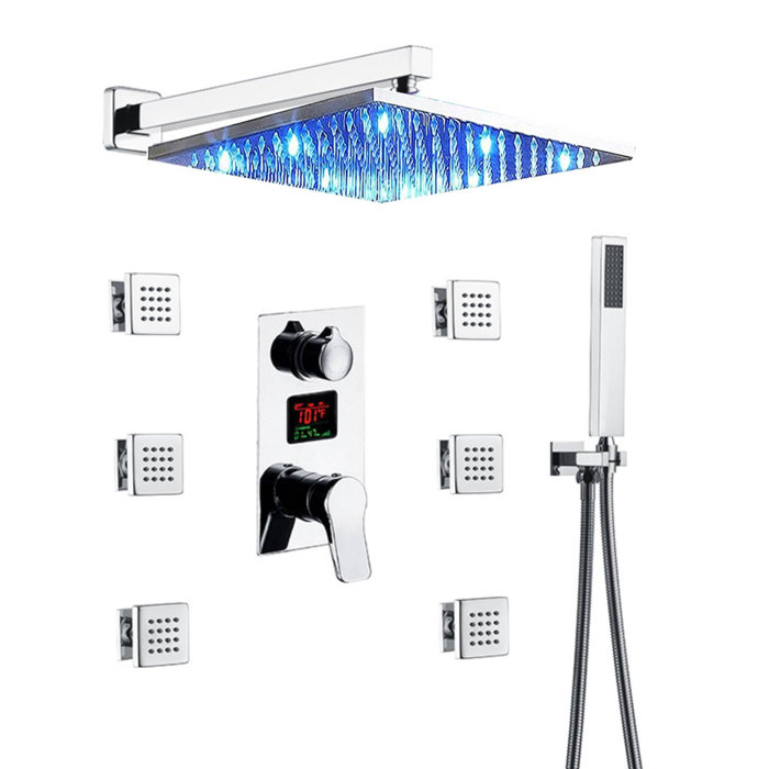 Wonderland America Thermostatic Complete Shower System with Roughin